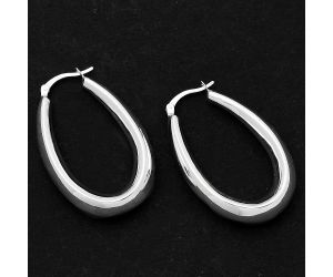 Italian Design Thick Hoop Earrings DGE1036