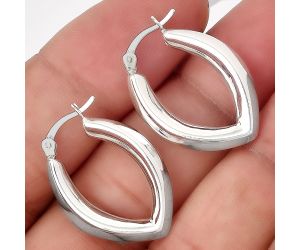Italian Design Thick Hoop Earrings DGE1042