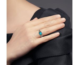 Natural Multistone Round Shape Ring Size 6-9 DGR1118 R-1238, 6x6 mm