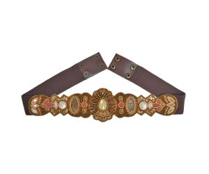 Handmade Ethnic Bohemian Boho Gypsy Native American style Beaded Belt FBL1003
