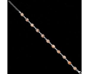 Sunstone Bracelet SDB4556 B-1001, 6x8 mm