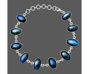 Blue Fire Labradorite Bracelet SDB4661 B-1001, 8x13 mm