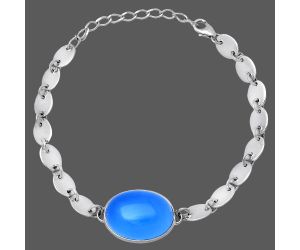 Blue Chalcedony Bracelet SDB4831 B-1044, 15x20 mm