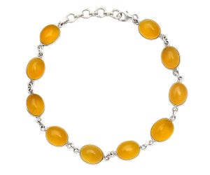 Yellow Onyx Bracelet SDB4892 B-1001, 9x11 mm