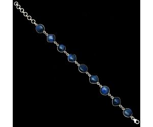 Blue Fire Labradorite Bracelet SDB4938 B-1001, 10x10 mm