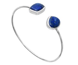 Lapis Lazuli Cuff Bangle Bracelet SDB5086 B-1004, 10x13 mm