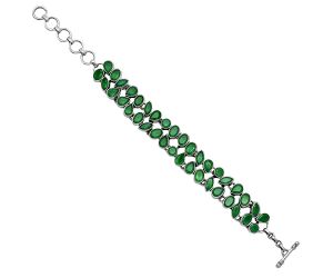 Green Onyx Bracelet SDB5165 B-1045, 5x7 mm