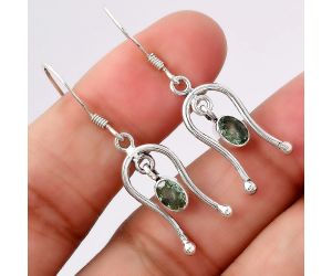 Natural Multi Tourmaline Earrings SDE42183 E-1041, 4x6 mm