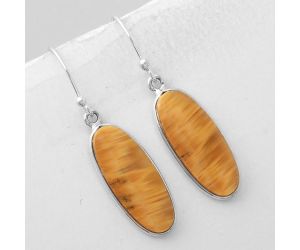 Natural Tiger Bee Earrings SDE44822 E-1001, 9x22 mm