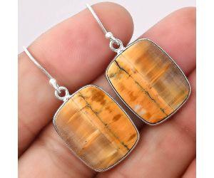 Natural Tiger Bee Earrings SDE46355 E-1001, 16x19 mm