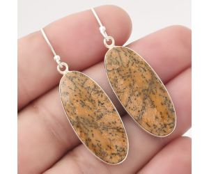 Natural Amethyst Sage Agate - Nevada Earrings SDE50343 E-1001, 13x20 mm