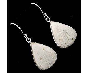 Natural White Scolecite Earrings SDE52036 E-1001, 16x21 mm