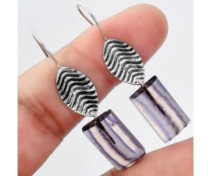 Natural Multi Fluorite Earrings SDE56907 E-1203, 10x18 mm