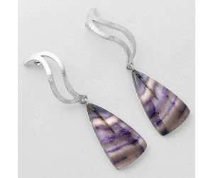 Natural Multi Fluorite Earrings SDE57177 E-1204, 13x22 mm