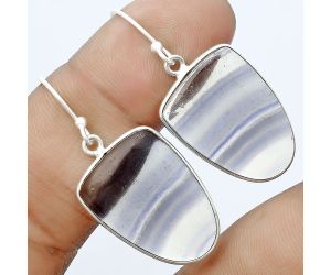 Natural Multi Fluorite Earrings SDE58418 E-1001, 16x23 mm