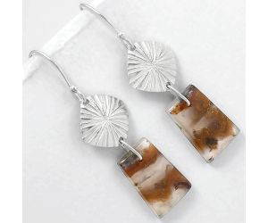 Natural Rare Cady Mountain Agate Earrings SDE61341 E-1094, 11x16 mm