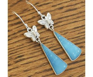 Butterfly - Natural Smithsonite Earrings SDE61492 E-1080, 10x24 mm