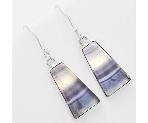 Natural Multi Fluorite Earrings SDE61811 E-1001, 11x18 mm