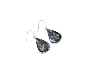 Natural Sodalite Earrings SDE64623 E-1001, 18x25 mm