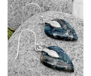 Natural Blue Scheelite - Turkey Earrings SDE67219 E-1137, 16x23 mm