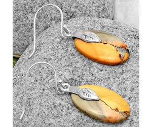 Natural Maligano Jasper - Indonesia Earrings SDE67220 E-1137, 12x22 mm