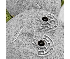 Natural Black Onyx - Brazil Earrings SDE67236 E-1225, 6x6 mm