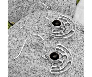 Natural Black Onyx - Brazil Earrings SDE67265 E-1225, 6x6 mm