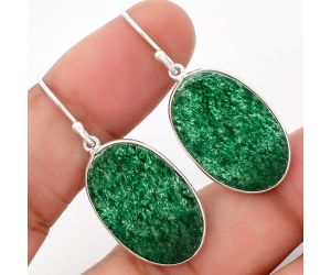Natural Green Aventurine Earrings SDE67906 E-1001, 15x24 mm