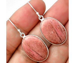 Pink Tulip Quartz Earrings SDE75600 E-1001, 15x21 mm
