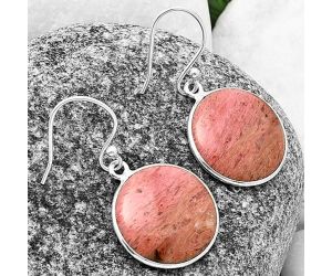 Pink Tulip Quartz Earrings SDE75605 E-1001, 18x18 mm