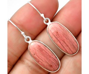 Pink Tulip Quartz Earrings SDE75608 E-1001, 10x20 mm
