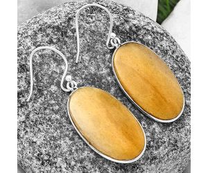 Honey Aragonite Earrings SDE76973 E-1001, 15x26 mm