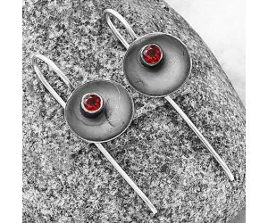 Hessonite Garnet Earrings SDE77233 E-1241, 3x3 mm