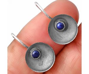 Lapis Lazuli Earrings SDE77248 E-1241, 3x3 mm