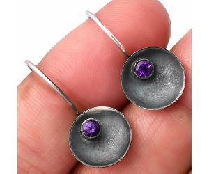 Amethyst Earrings SDE79059 E-1241, 3x3 mm
