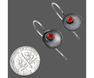 Carnelian Earrings SDE79079 E-1241, 3x3 mm