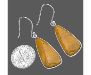 Honey Aragonite Earrings SDE79563 E-1001, 12x26 mm