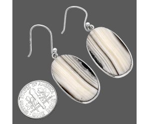 Prairie Agate Earrings SDE79931 E-1001, 15x25 mm