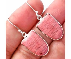Pink Tulip Quartz Earrings SDE80085 E-1001, 13x19 mm
