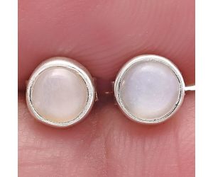 Srilankan Moonstone Stud Earrings SDE81085 E-1016, 5x5 mm