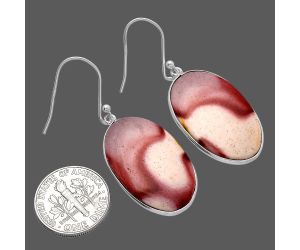 Red Mookaite Earrings SDE81752 E-1001, 17x27 mm
