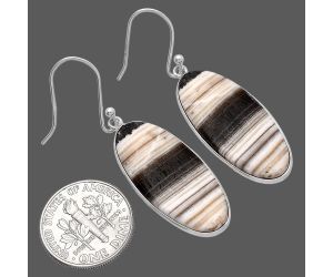 Prairie Agate Earrings SDE81863 E-1001, 13x28 mm