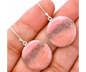Pink Opal Earrings SDE81875 E-1001, 21x21 mm