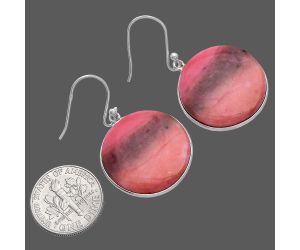 Pink Opal Earrings SDE81875 E-1001, 21x21 mm