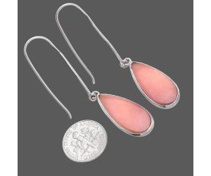 Pink Aventurine Earrings SDE81920 E-1076, 11x24 mm