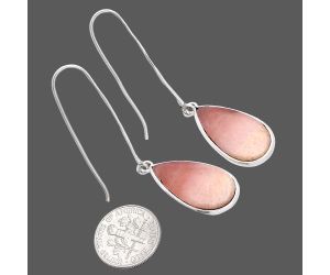 Pink Aventurine Earrings SDE81936 E-1076, 12x23 mm