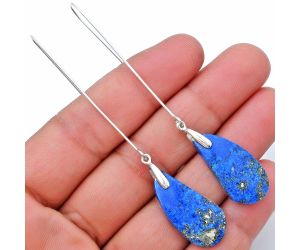 Lapis Lazuli Earrings SDE82760 E-1089, 14x28 mm