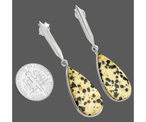 Dalmatian Earrings SDE83412 E-1078, 12x24 mm