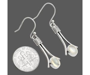 Srilankan Moonstone Earrings SDE83604 E-1046, 7x5 mm