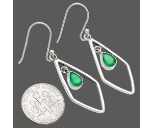 Green Onyx Earrings SDE83780 E-1216, 5x7 mm